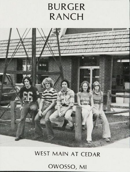 Burger Ranch - 1978 Owosso High School Photo Looks Like Dazed And Confused Movie (newer photo)